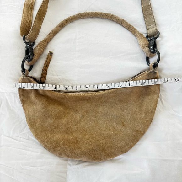 Free People Beige Suede Moon Shoulder Bag 🌙 - Picture 7 of 9